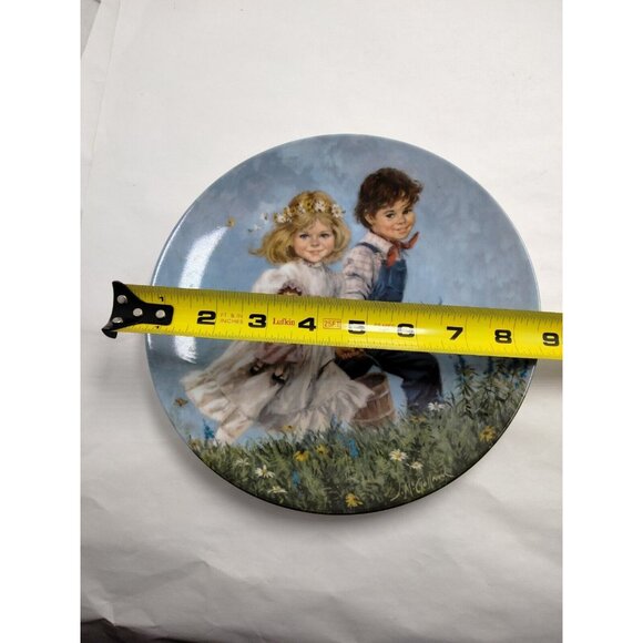 Jack and Jill Plate Mother Goose John McClelland Limited Ed 8 Reco 1986 - Picture 5 of 5